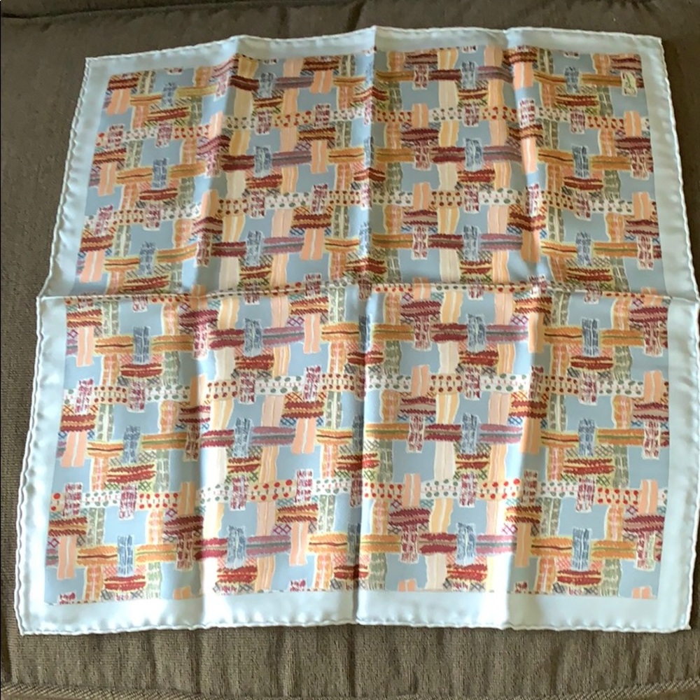 Authentic Hermes silk twill scarf